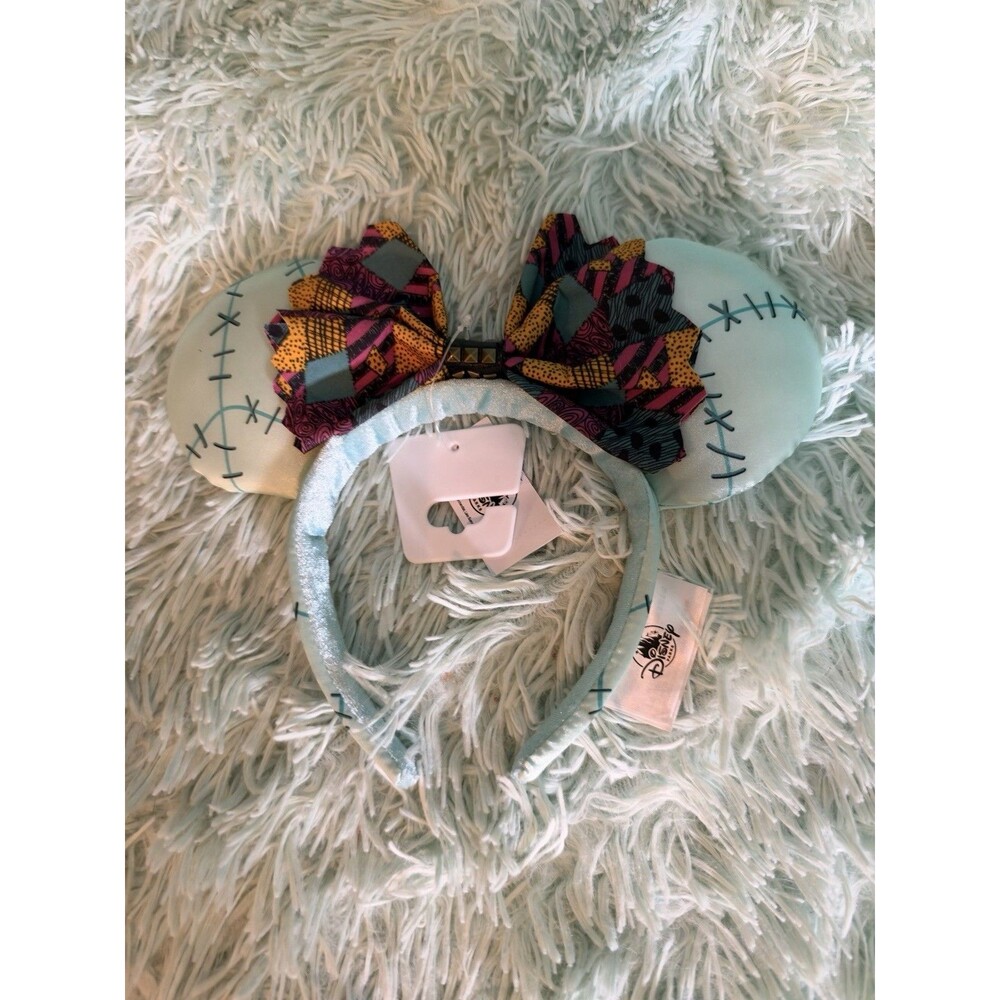Disney Nightmare Before Christmas Sally Ears Headband New Halloween Cosplay NWT